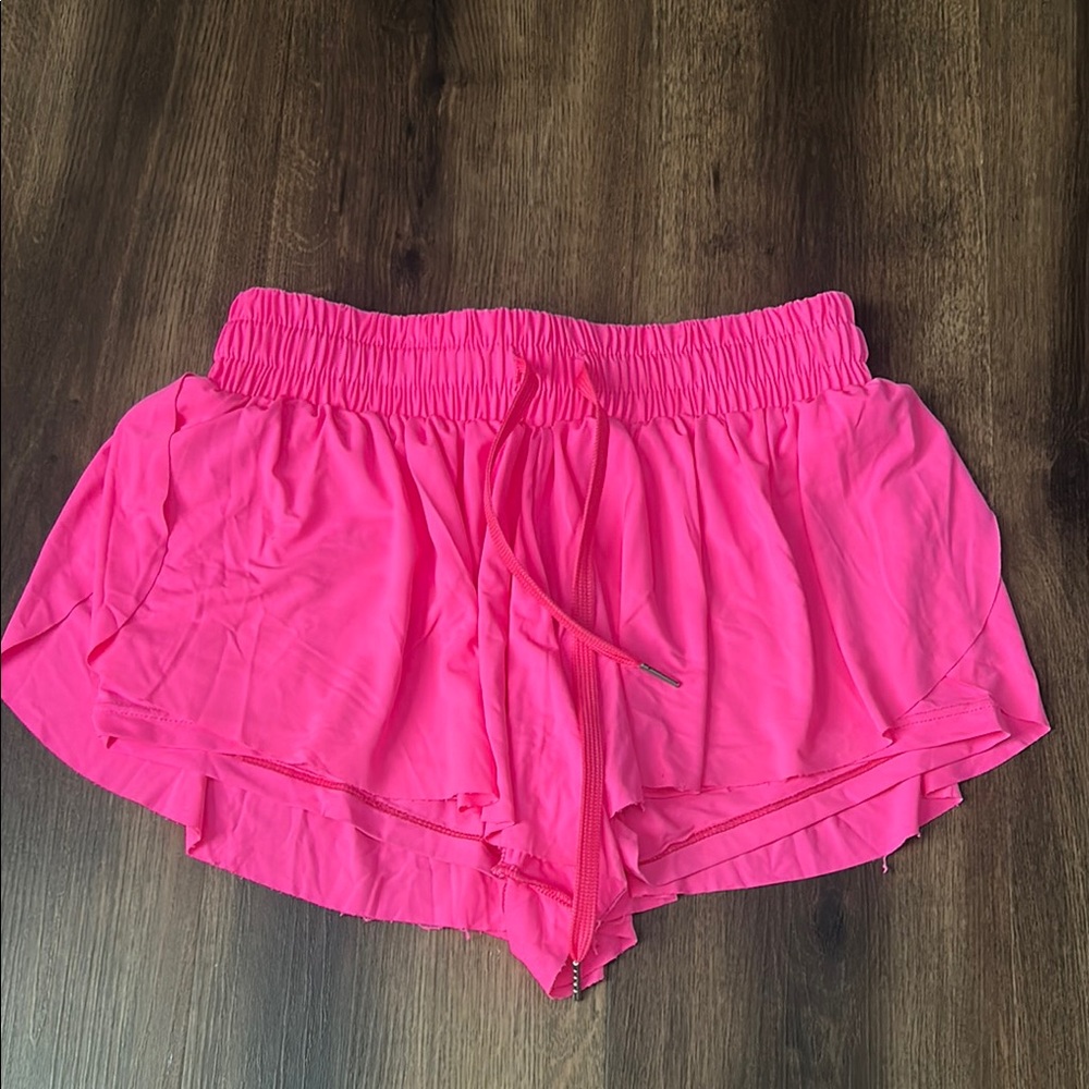 Amazon Essentials Vibrant Pink Women's Athletic Shorts